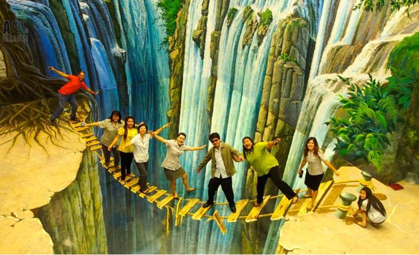 Vé bảo tàng tranh 3d